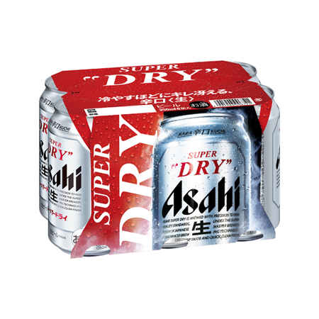 アサヒ スーパードライ  350ml 6缶