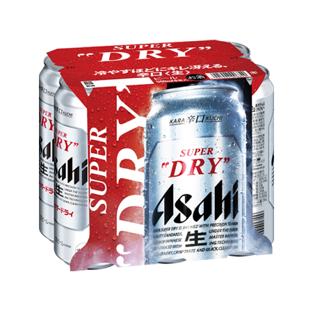 アサヒ スーパードライ  500ml 6缶