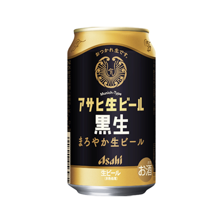 アサヒ 生ビール 黒生  300ml