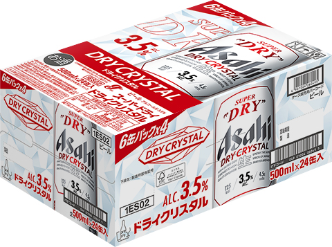 △アサヒ スーパードライ ドライクリスタル  500ml ケース