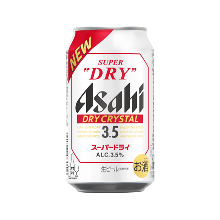 アサヒ スーパードライ ドライクリスタル　350ml