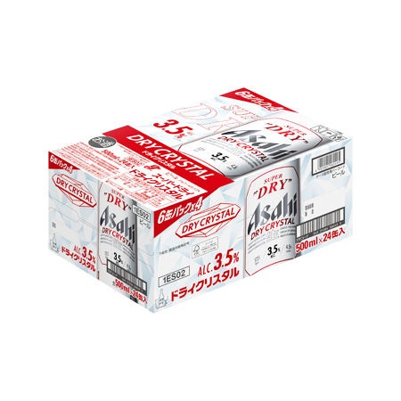 アサヒ スーパードライ ドライクリスタル  500ml ケース