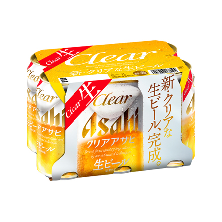 アサヒ クリア アサヒ生 350ml 6缶