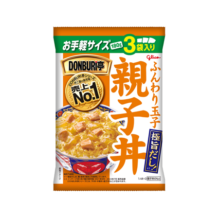 グリコ DONBURI亭 親子丼　 3食