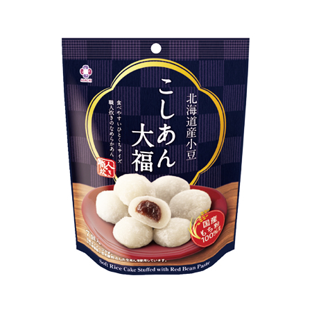 アダチ製菓北海道産小豆 こしあん大福  7個入