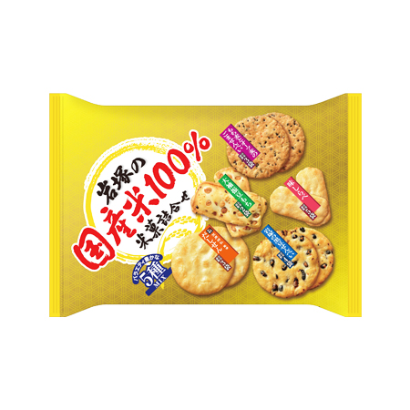 岩塚製菓 国産米100％米菓詰合せ  165g
