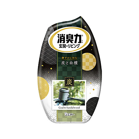 エステー お部屋の消臭力 炭と白檀の香り 400ml