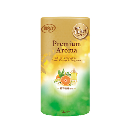 トイレの消臭力 Premium Aroma スイートオレンジ＆ベルガモット 本体 400ml