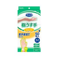 ファミリー ビニール 極うす手 M 半透明 50枚