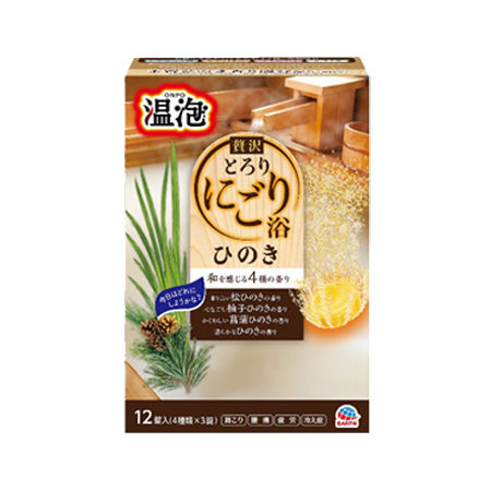 [え]温泡 贅沢とろりにごり浴 ひのき 12錠