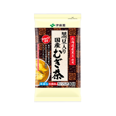 伊藤園 黒豆入り国産むぎ茶ティーバッグ  30P
