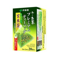 伊藤園 お～いお茶 プレミアムティーバッグ 宇治抹茶入り玄米茶 20袋