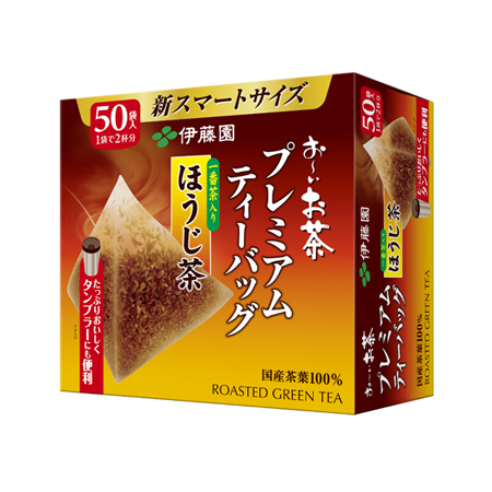 伊藤園 お～いお茶 プレミアムティーバッグ 一番茶入りほうじ茶  50P