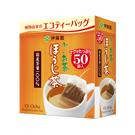 伊藤園 お～いお茶 エコティーバッグ ほうじ茶  50P