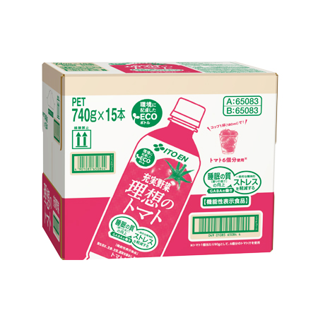 伊藤園 充実野菜 理想のトマト 　740g ケース