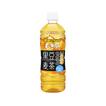 伊藤園 健康ミネラルむぎ茶 黒豆麦茶  650ml