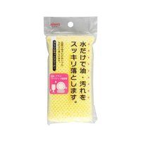 アイセン キッチンスポンジ アクリルネット イエロー 1個