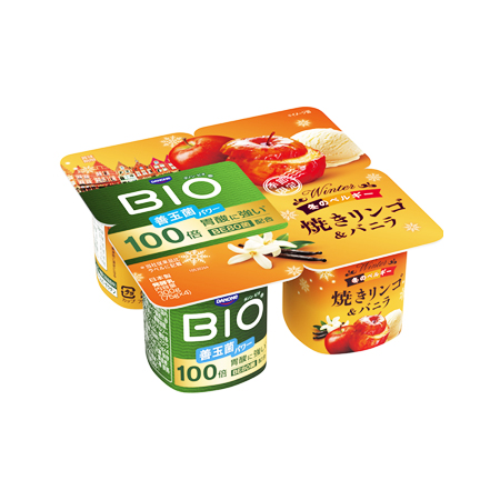 ダノンビオ? 焼きリンゴ＆バニラ  75g×4