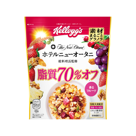 ケロッグ 素材まるごとグラノラ 脂質70%オフ  380g