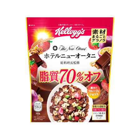 ケロッグ 素材まるごとグラノラ 脂質70％オフ 華やぐフルーティショコラ  380g