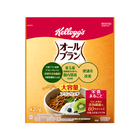 ケロッグ オールブラン ブランリッチ 大容量  420g