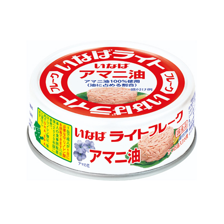 いなば ライトツナフレーク アマニ油  70g