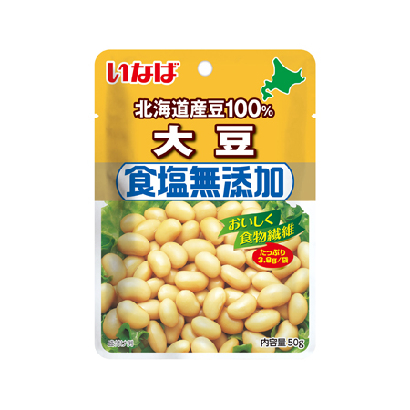 いなば 北海道産大豆100％食塩無添加大豆  50g