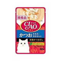 CIAO パウチ かつお ささみ・おかか入り 40g