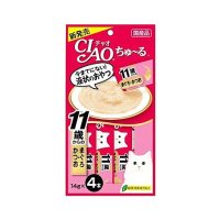 CIAO ちゅ~る 11歳からのまぐろ・かつお 14g×4本