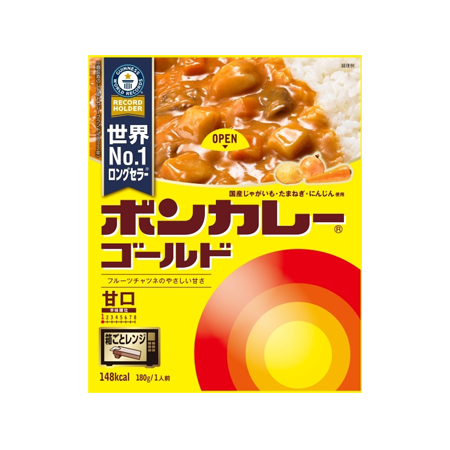 大塚食品 ボンカレーゴールド 甘口  180g