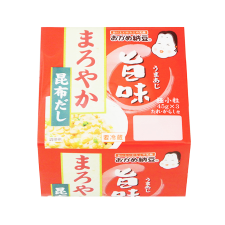 おかめ納豆 まろやか旨味ミニ3  45g×3