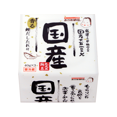 おかめ納豆 国産丸大豆納豆  40g×3