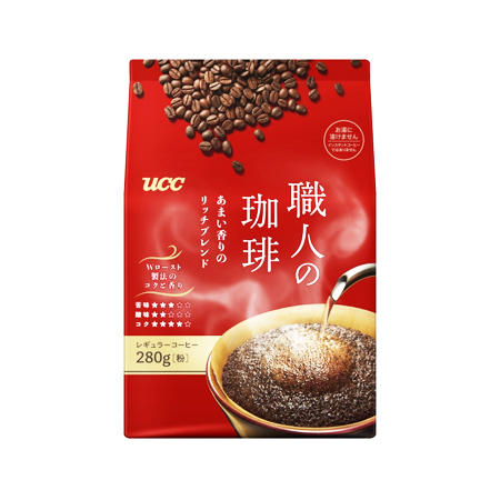 【粉】UCC 職人の珈琲 あまい香りのリッチブレンド  280g