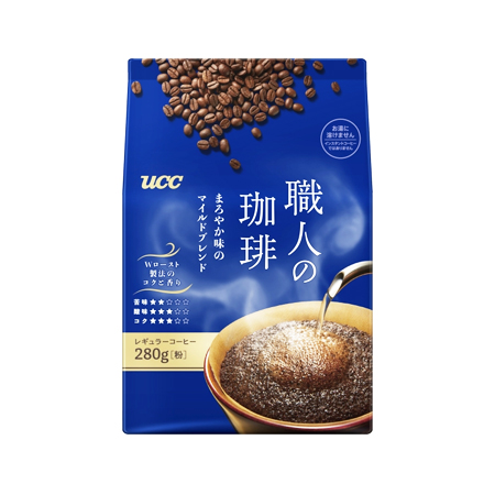 【粉】UCC 職人の珈琲 まろやか味のマイルドブレンド  280g