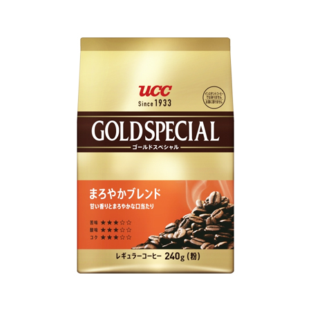 【粉】UCC ゴールドスペシャル まろやかブレンド  240g