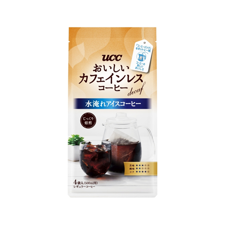 UCC おいしいカフェインレス水淹れアイスコーヒー  4P