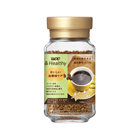 UCC ＆Healthy おいしい血糖値ケア インスタントコーヒー  45g