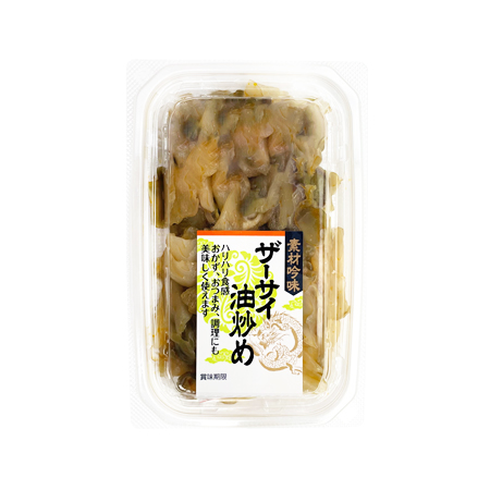 フードレーベル ザーサイ油炒め  120g