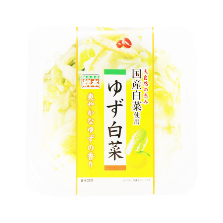 秋本食品  ゆず白菜カップ  180g