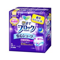 ロリエ 朝までブロック 安心ショーツタイプ 5個