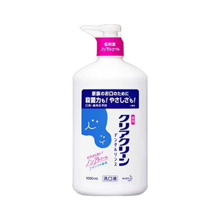 クリアクリーン デンタルリンス ソフトミント ポンプ 1000ml