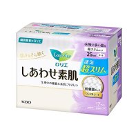 ロリエ しあわせ素肌 通気超スリム 特に多い昼用 羽つき25cm 17個