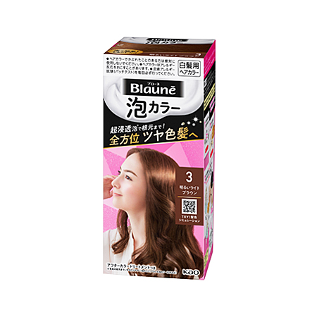 ブローネ 泡カラー 3 明るいライトブラウン 1組