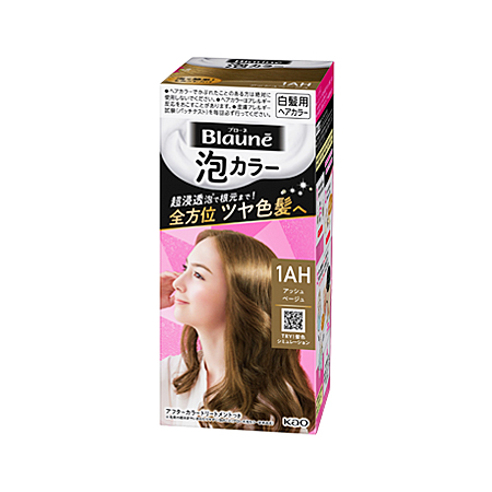 ブローネ 泡カラー 1AH アッシュベージュ 1組