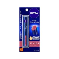 花王 ニベア リッチケア&カラーリップ スモーキーローズ 2g