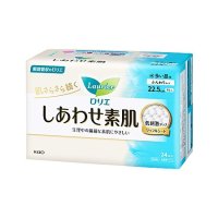 ロリエ しあわせ素肌 ふんわりタイプ 多い昼用 羽なし22.5cm 24個