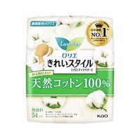 ロリエ きれいスタイル 天然コットン100％ 54個