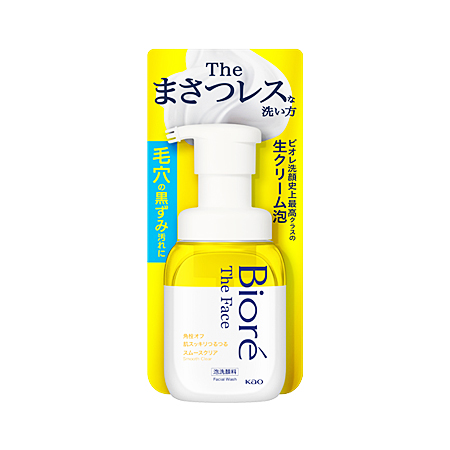 [え]花王 ビオレ ザフェイス 泡洗顔 スムースクリア 本体 200ml