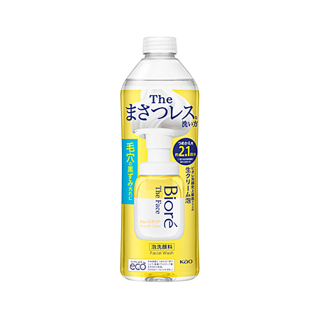 [え]ビオレ ザフェイス 泡洗顔料 スムースクリア つめかえ 340ml