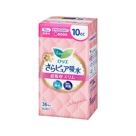 ロリエ さらピュア吸水 超吸収スリム 10cc 無香料 36枚
